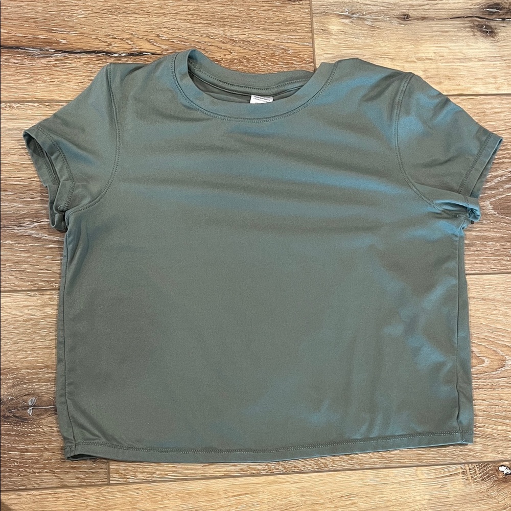 90 Degree By Reflex Kids Short Sleeve Tee - Olive Green